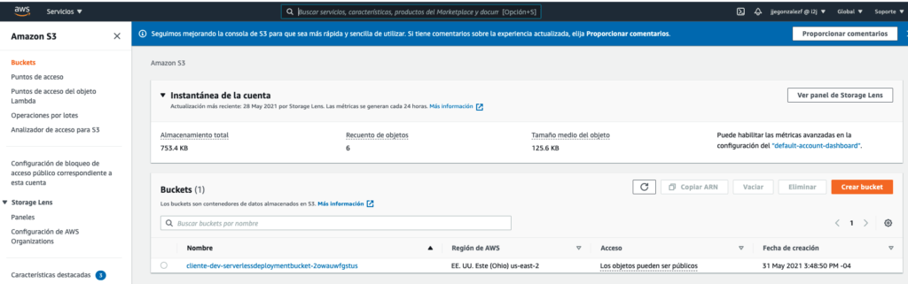 Arquitectura de Microservicios con Amazon AWS