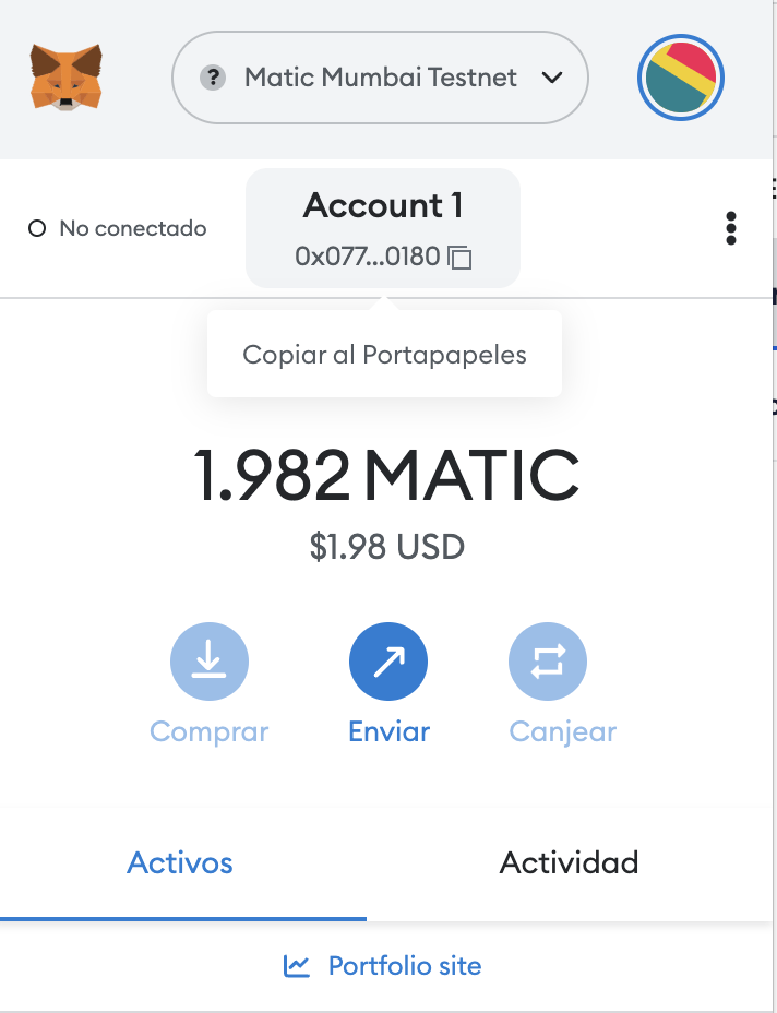 Crear y desplegar un NFT (Token no fungible) en la blockchain de Polygon (Herramientas Desarrollo y pruebas - Parte II) 18 Crear y desplegar un NFT (Token no fungible) en la blockchain de Polygon (Herramientas Desarrollo y pruebas – Parte II)