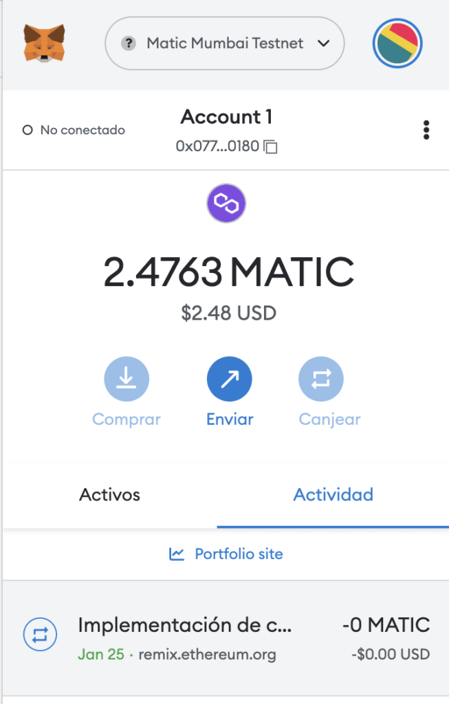 Crear y desplegar un NFT (Token no fungible) en la blockchain de Polygon (Herramientas Desarrollo y pruebas – Parte II)