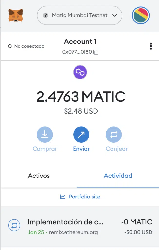 Crear y desplegar un NFT (Token no fungible) en la blockchain de Polygon (Herramientas Desarrollo y pruebas - Parte II)