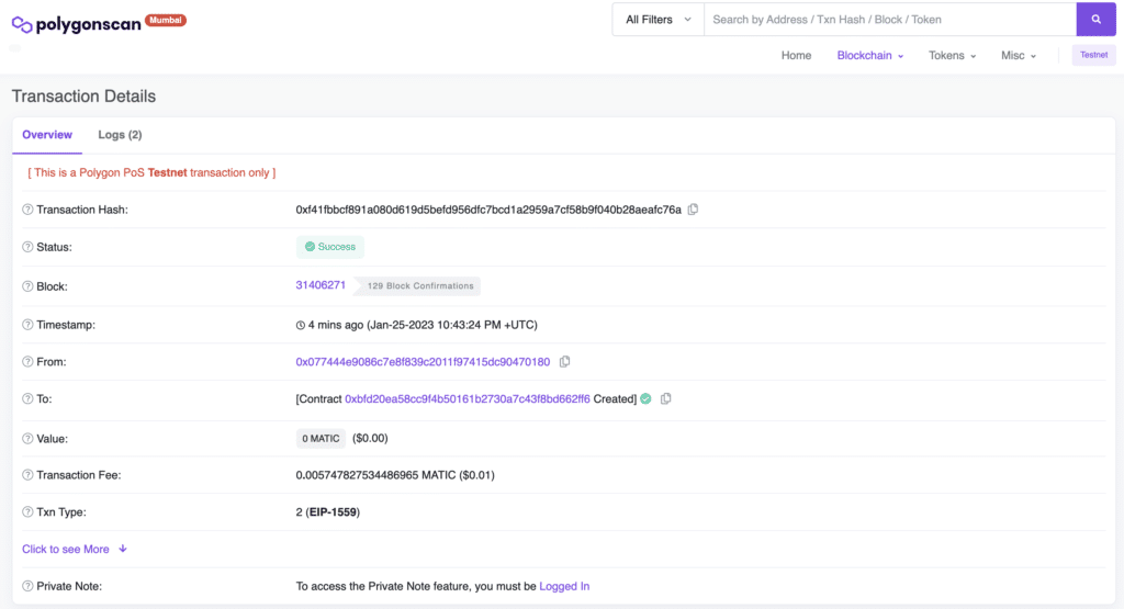Crear y desplegar un NFT (Token no fungible) en la blockchain de Polygon (Herramientas Desarrollo y pruebas – Parte II)