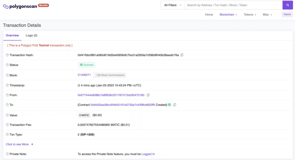 Crear y desplegar un NFT (Token no fungible) en la blockchain de Polygon (Herramientas Desarrollo y pruebas - Parte II)
