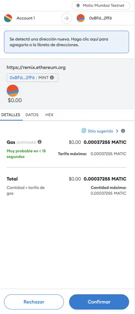 Crear y desplegar un NFT (Token no fungible) en la blockchain de Polygon (Herramientas Desarrollo y pruebas - Parte II)