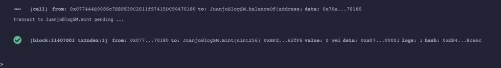 Crear y desplegar un NFT (Token no fungible) en la blockchain de Polygon (Herramientas Desarrollo y pruebas - Parte II)