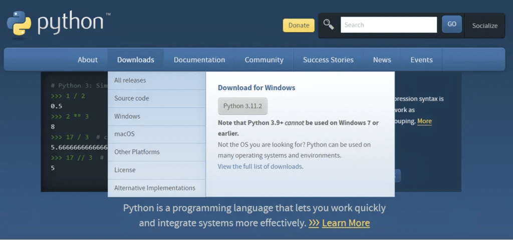 8 pasos sencillos para Instalar Python en Windows