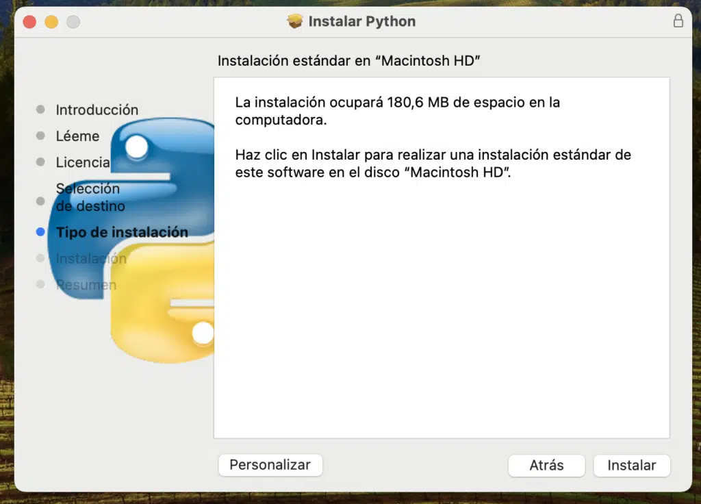 Gu&iacute;a paso a paso para instalar Python en Mac