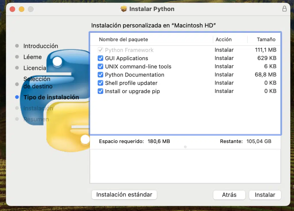 Gu&iacute;a paso a paso para instalar Python en Mac